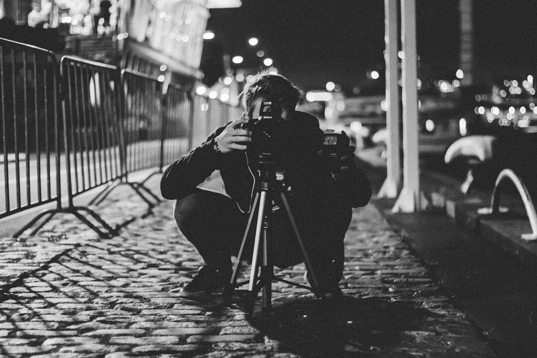 documentary photographer in street