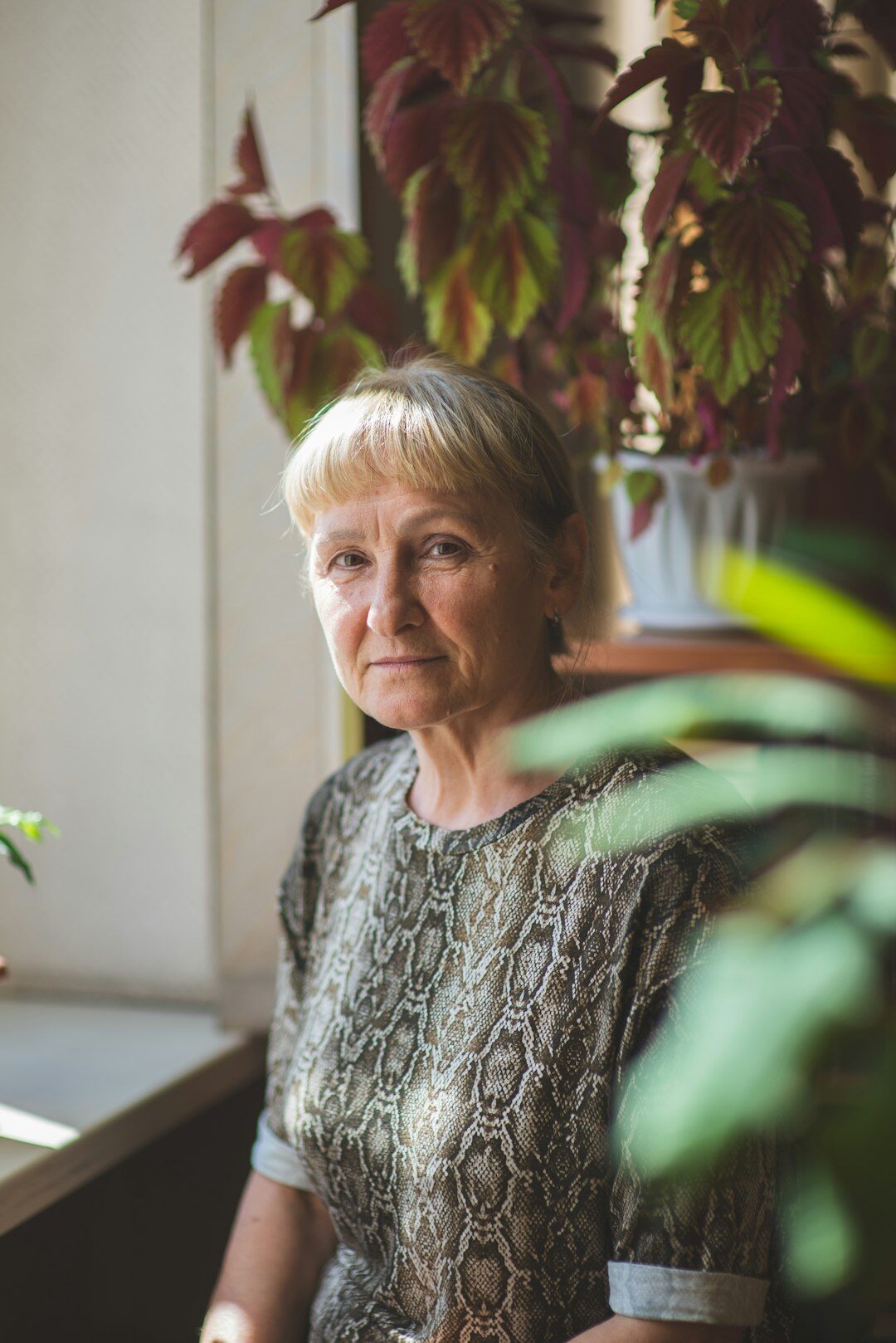 elderly woman portrait