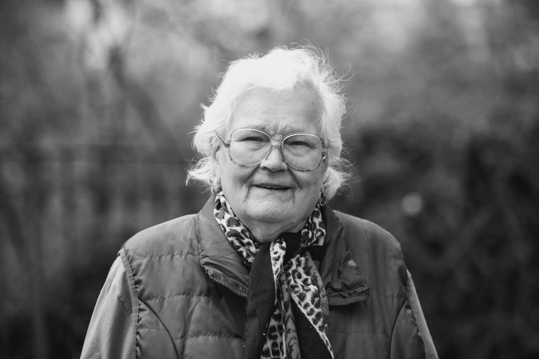 elderly woman portrait