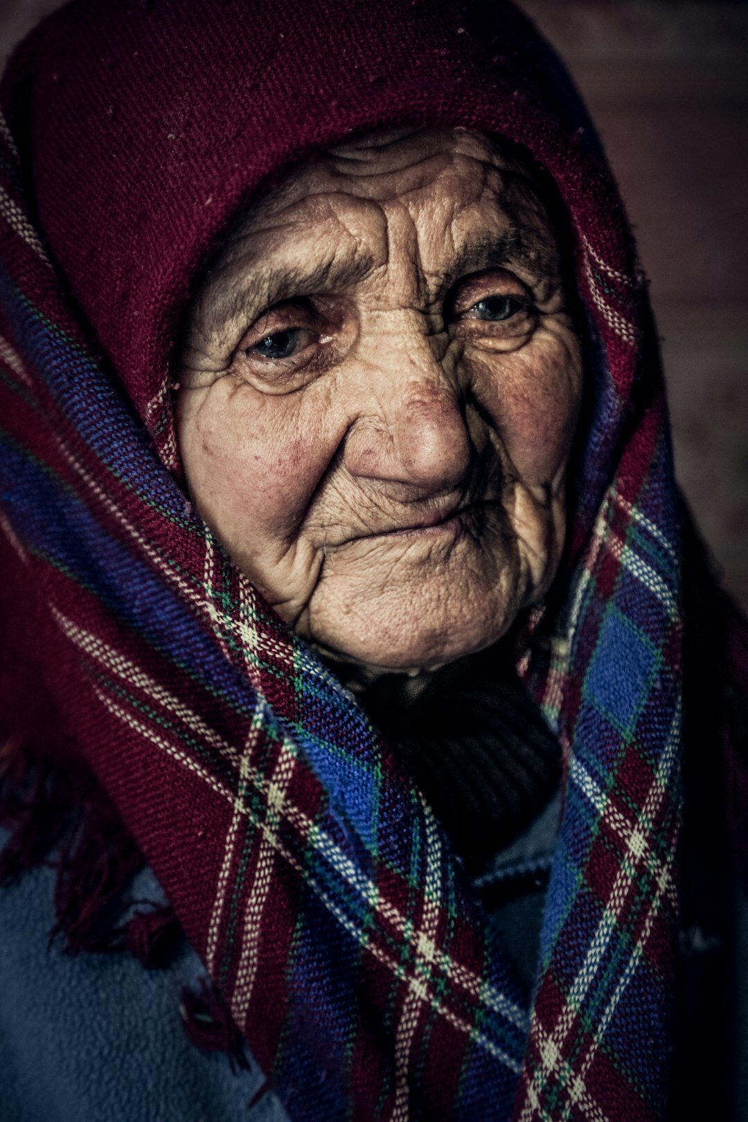 elderly woman portrait